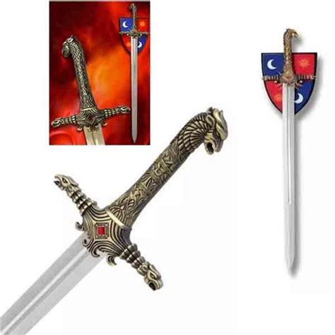 ESPADA ORNAMENTO Game Of Thrones Oathkeeper Brienne Tarth Suporte