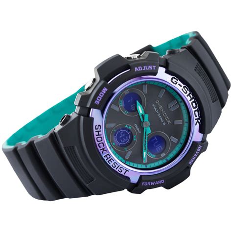 Jual Casio G Shock AWG M100SBL 1ADR Digital Analog Dial Blue Resin