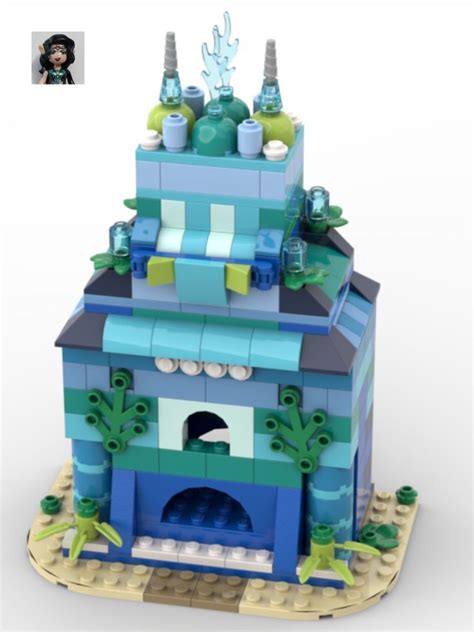 MERMAID CASTLE Lego classic 11011 ideas How to build | Lego party ...