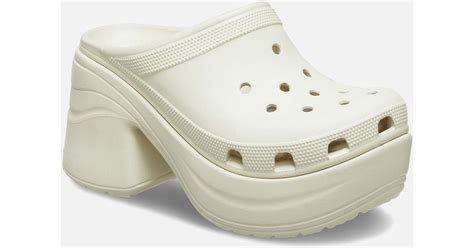 Crocs Siren Clogs Shoes In Natural Lyst Uk