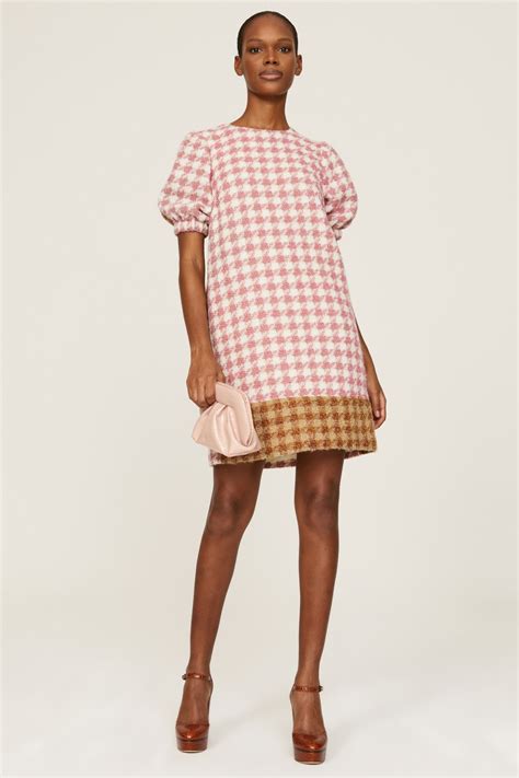 Houndstooth Mini Dress By Toccin Rent The Runway