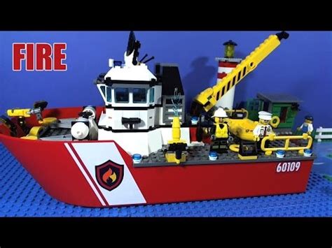LEGO CITY FIRE BOAT 60109 - YouTube