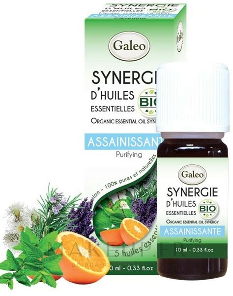 Galeo Organic Essential Oil Synergy Purifying M Lange D Huiles