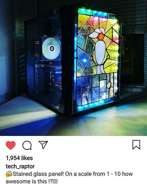 Stunning Stained Glass Computer Case