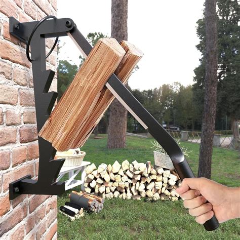 Wall Mount Firewood Splitter Soft Wood Kindling Splitter For Indoor Or