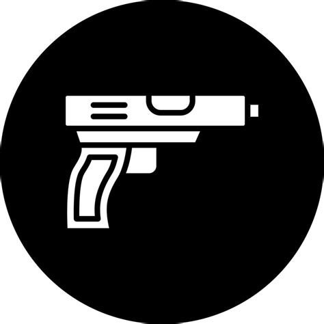 Pistola Vector Icono Estilo Vector En Vecteezy