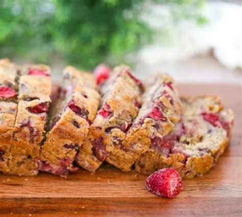 Vegan Banana Bread With Strawberries Daily Vegan Meal