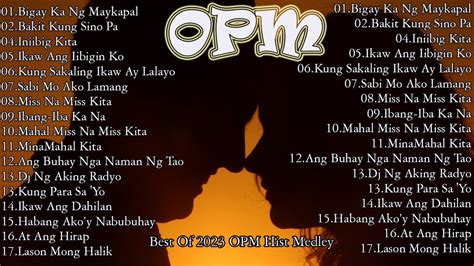 Best OPM Love Songs Medley Best Of OPM Love Songs 2023 Playlist YouTube