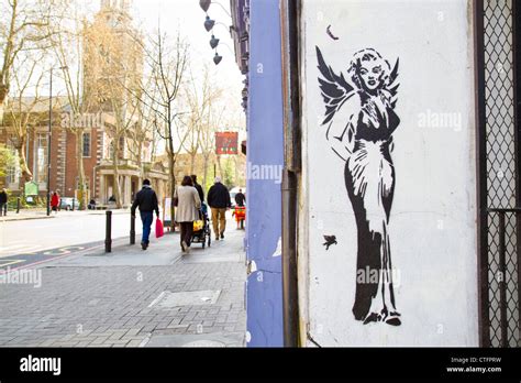 Spray Paint Stencil By Graffiti Artist Pegasus In Islington London