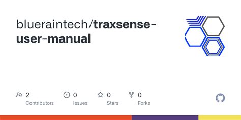 Github Blueraintech Traxsense User Manual