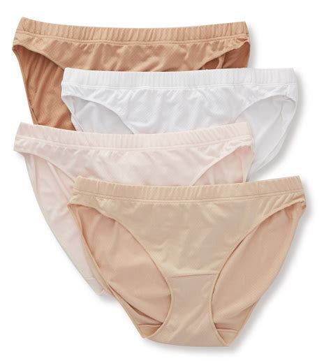 Hanes Ultimate Women S Breathable Comfort Bikini Underwear 4 Pack