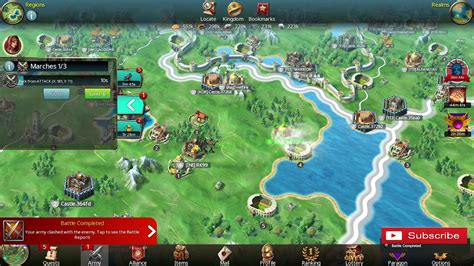 March Of Empires War Of Lords Attack Gameplay Pc Youtube