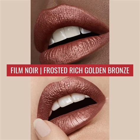 Runway Rogue Silk Glam Long Wear Liquid Lipstick In Film Noir Golden Bronze Shade 1 Fl Oz