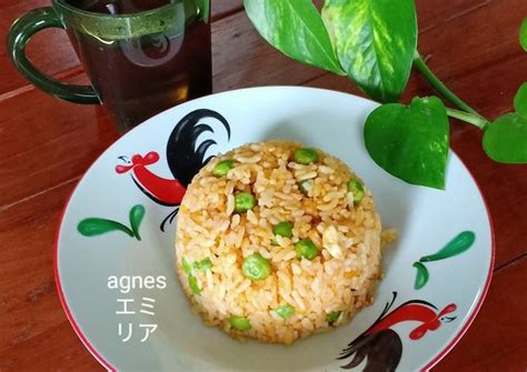 Resep Nasi Goreng Bumbu Instant Kacang Polong oleh Agnes エミリア Cookpad