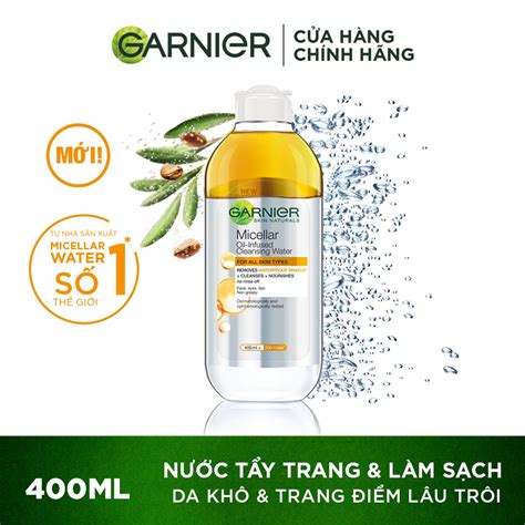 N C T Y Trang Garnier Micellar Oil Infused Cleansing Waterl Mlgrn