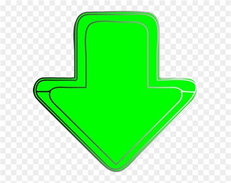 Green Arrow Down Clip Art At Clkercom Vector Online Green Arrow Down