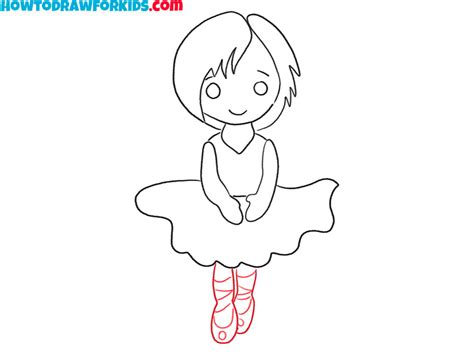 How To Draw A Ballerina Easy Drawing Tutorial For Kids