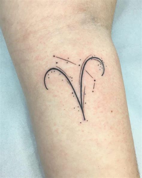 Tatuaje Aries Minimalista Kulturaupice