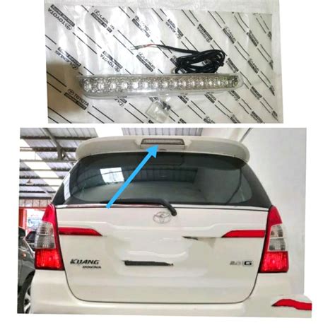 Jual Lampu Spoiler Oyota Innova Lama 2005 2015 Gress Orisinil Shopee