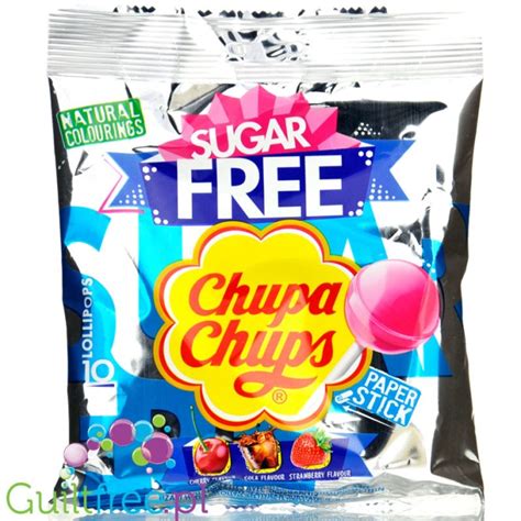 Chupa Chups Sugar Free Lizaki Bez Cukru Kcal Szt Truskawka Cola