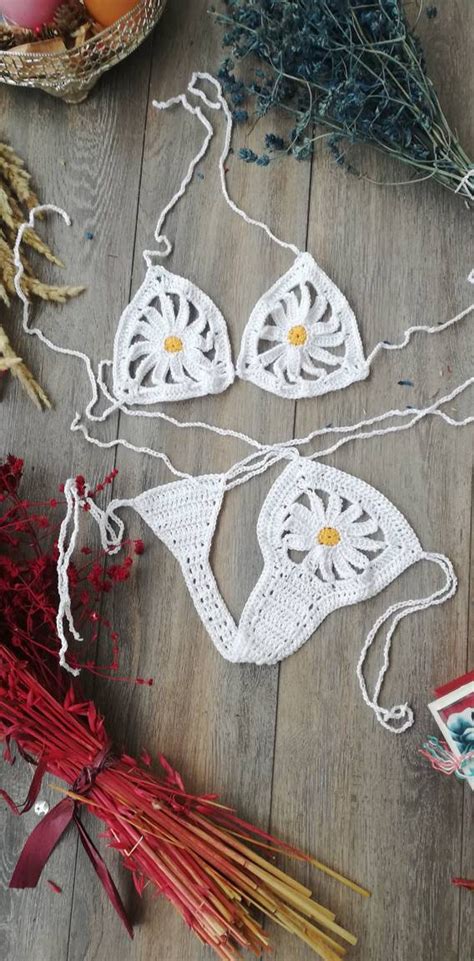 Daisy Bikini Sheer Lingerie Erotic Bra Sheer Bikini See Through Lingerie Stripper Outfits