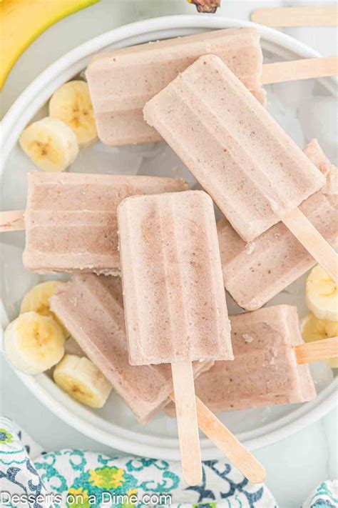 Banana Popsicles Easy Frozen Treat With 3 Ingredients