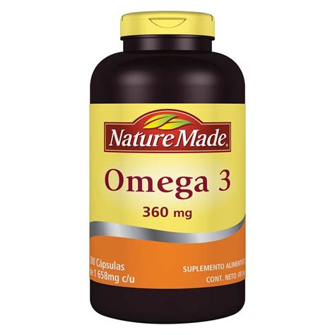 Nature Made Omega 3 Aceite De Pescado 300 Cápsulas Costco México