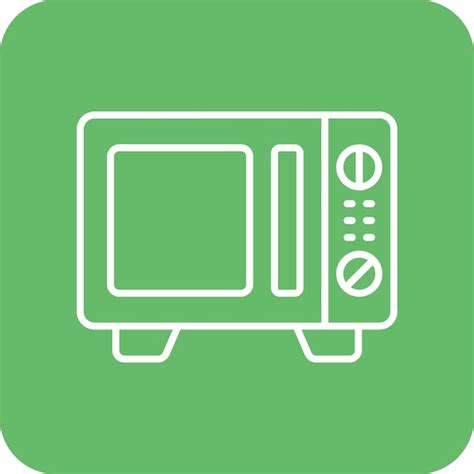 Premium Vector Microwave Oven Icon