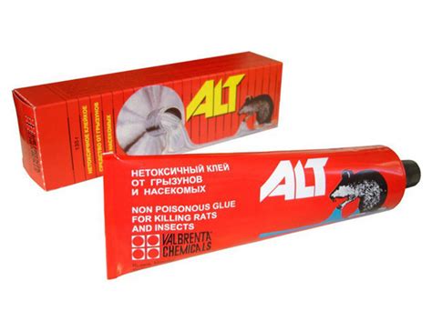 ALT Клей нетоксичный от грызунов и насекомых, 135гр - купить с ...
