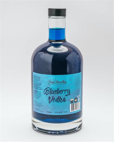 Blueberry Vodka Flavoured Vodka Newy Distillery