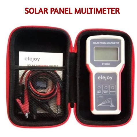 Jual SOLAR PANEL MULTIMETER ELEJOY EY800W MULTITESTER DIGITAL PANEL