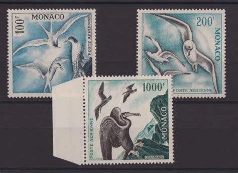 Monaco Serie Complete De Timbres Poste Aerienne Neuf N