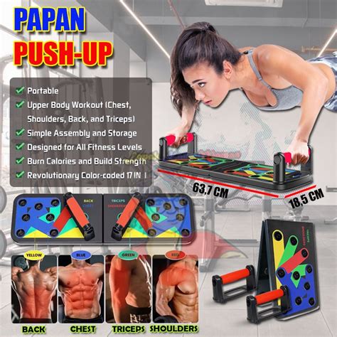 Jual Papan Push Up Board Alat Bantu Push Up Stand Alat Olahraga