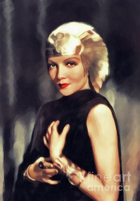 Claudette Colbert Vintage Actress By Esoterica Art Agency Claudette