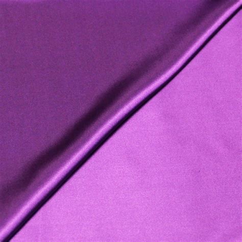 Satin 100 soie Violet vendu au mètre