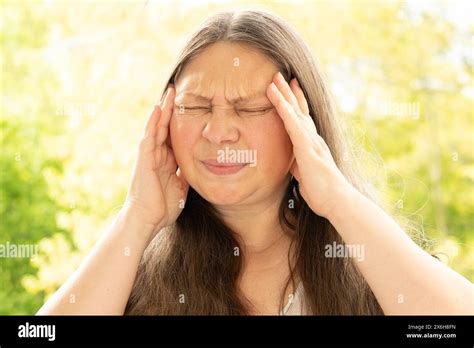 Mature Woman Feeling Hot Hi Res Stock Photography And Images Alamy