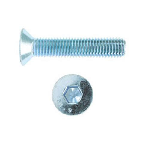 Tornillo Din X Mm C Allen Zinc Unidades Ferreter A