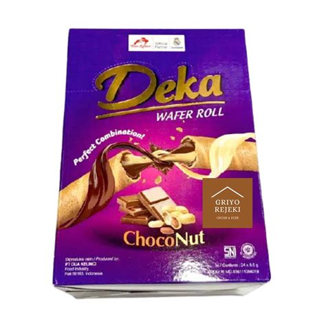 Jual Deka Wafer Roll Choconut Gr Pak Box Pcs Shopee Indonesia