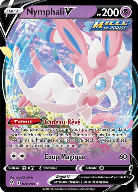 Nymphali V Épée et Bouclier Évolution Céleste 074 Poképédia