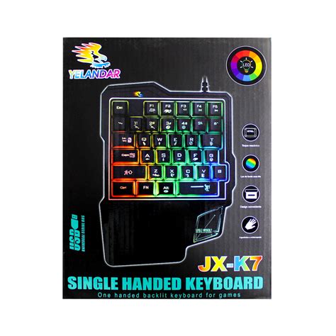 Teclado De Una Mano Yelandar Jx K7 Gamer Ko Store