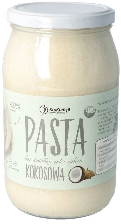 Naturalna PASTA KOKOSOWA Masło Kokosowe Mus Krukam 12269228066 Allegro pl