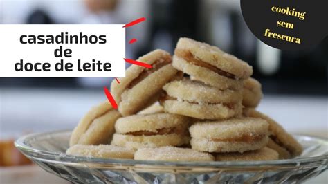 Receita De Biscoito Amanteigado Casadinhos De Doce De Leite