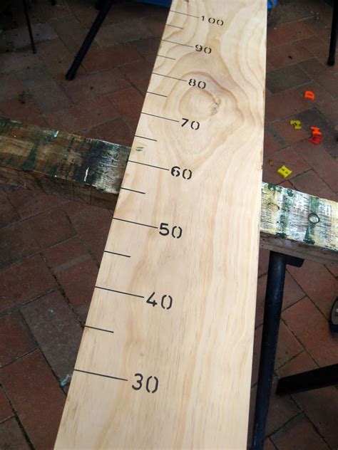 giant height ruler happy whimsical hearts