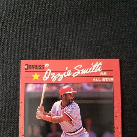 Donruss Ozzie Smith Baseball Card Ebay