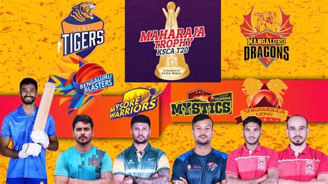 Maharaja Trophy 2023 Complete List Of Players Bought By Six Franchises