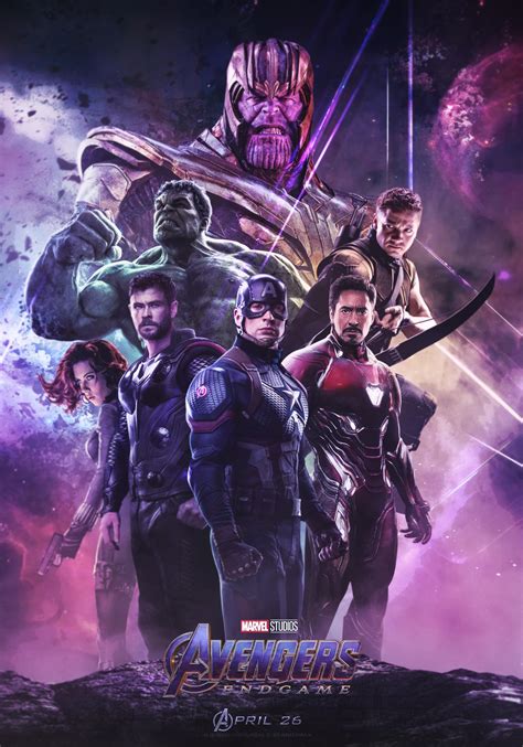 I Made A Fan Poster For Endgame Dedicated To The Original Six Avengers