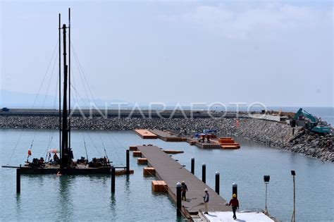 Progres Pembangunan Pelabuhan Sanur Bali Antara Foto