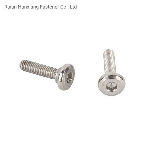 ISO 4762 Stainless Steel Screws Hexagon Socket Screw With Round Head