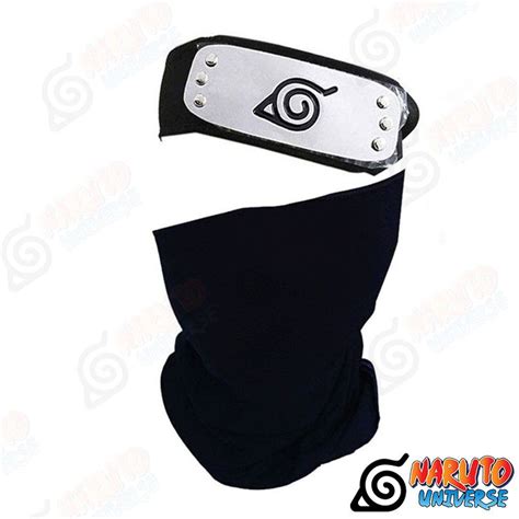 Kakashi Headband and Mask Cosplay | Merch Naruto Universe