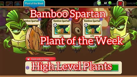 Plant Of The Week Bamboo Spartan High Level Plants Plants Vs Zombies